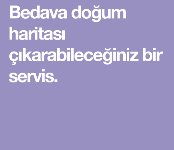 bedava astroloji haritasi yorumu