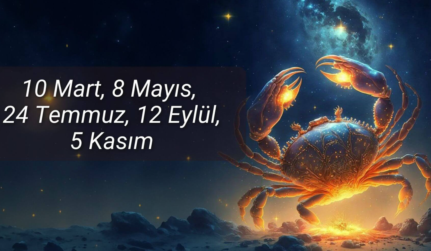 Yengec burcunun ugurlu gunu hangi gun